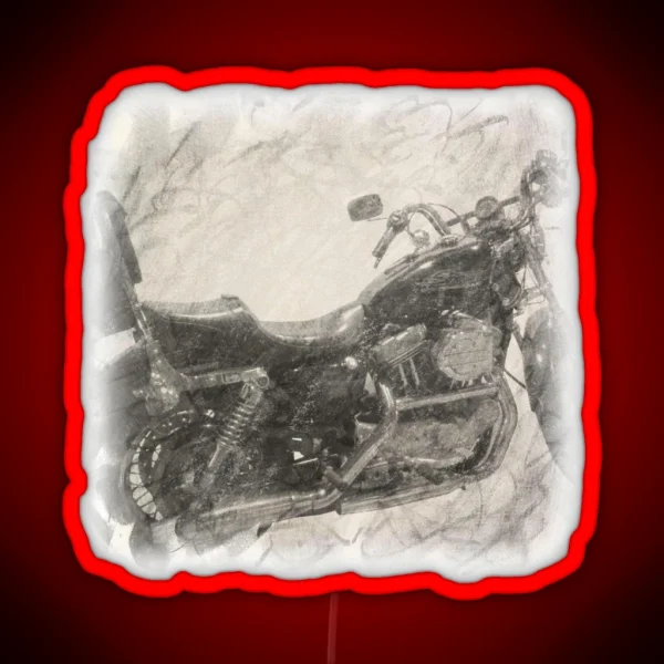 Harley Sportster Motorcycle RGB Neon Sign