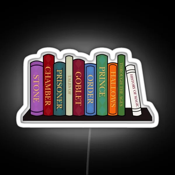 Harry Bookshelf RGB Neon Sign
