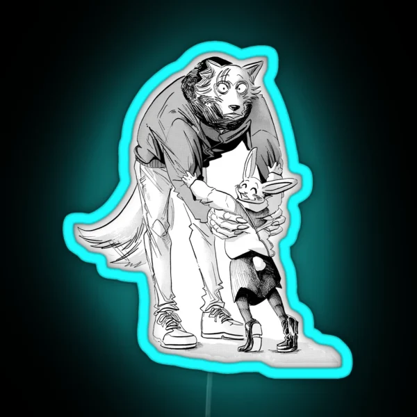 Haru And Legosi THE END RGB Neon Sign
