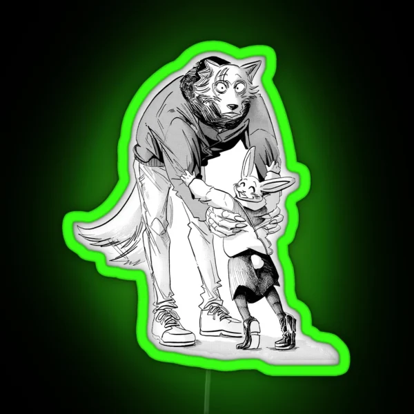 Haru And Legosi THE END RGB Neon Sign