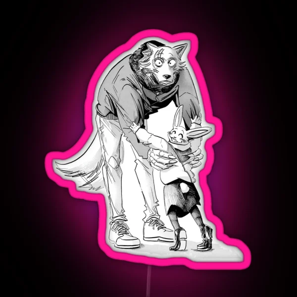 Haru And Legosi THE END RGB Neon Sign