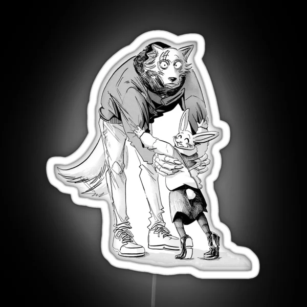 Haru And Legosi THE END RGB Neon Sign