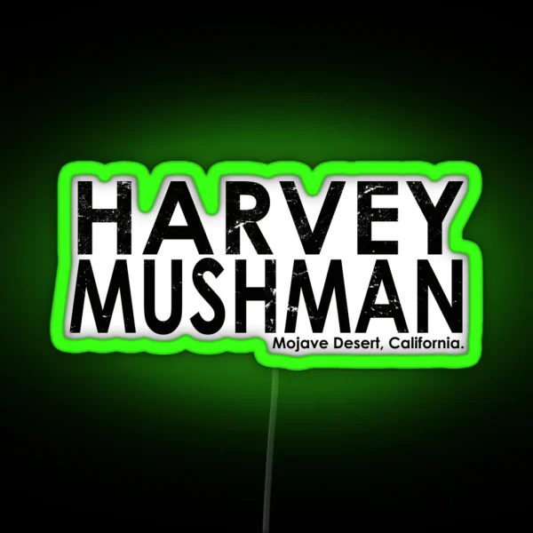 Harvey Mushman RGB Neon Sign