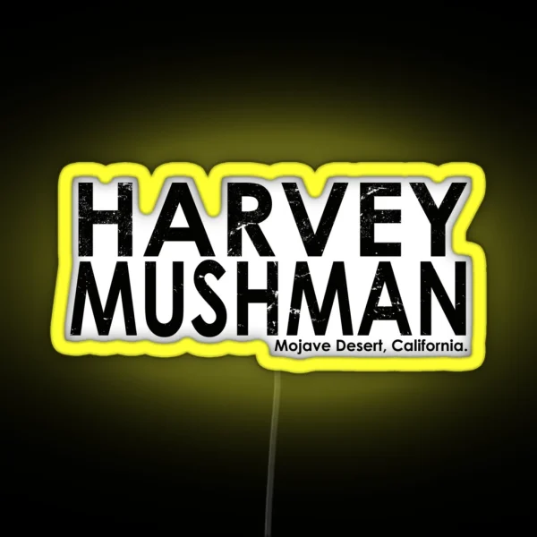 Harvey Mushman RGB Neon Sign