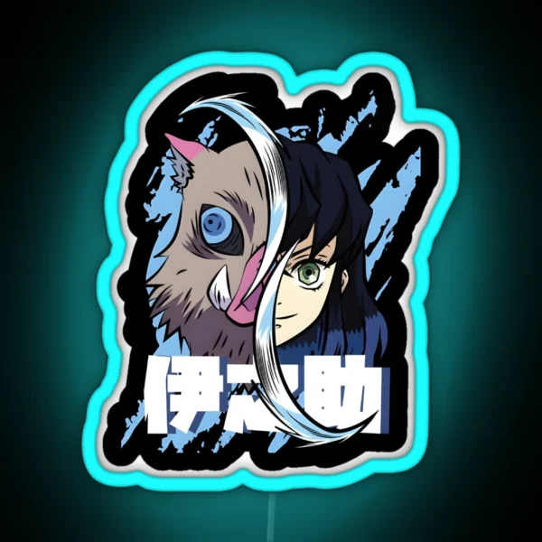 Hashibira Inosuke RGB Neon Sign