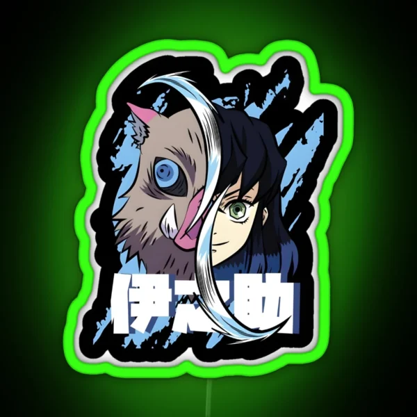 Hashibira Inosuke RGB Neon Sign