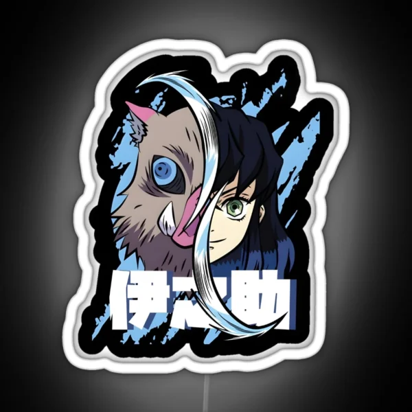 Hashibira Inosuke RGB Neon Sign