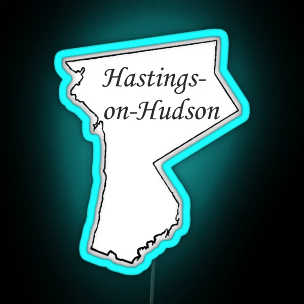 Hastings On Hudson Westchester NY RGB Neon Sign