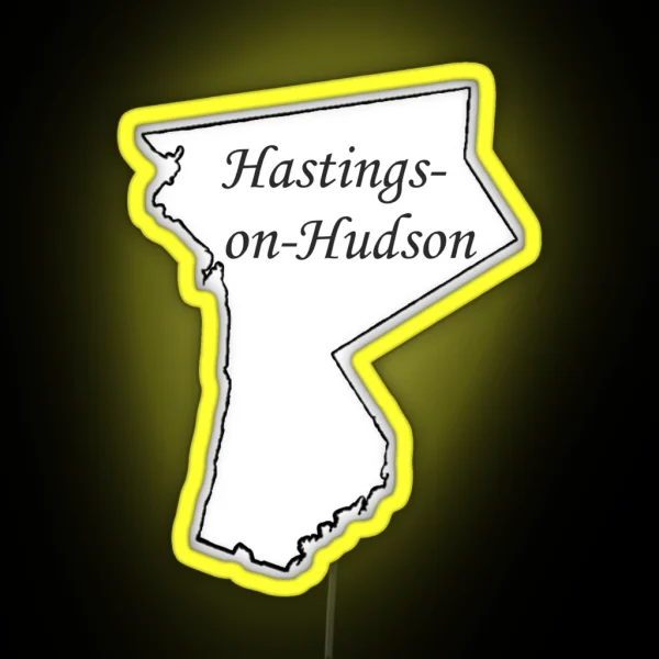 Hastings On Hudson Westchester NY RGB Neon Sign