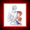 Hataraku Saibou Cells At Work Red Blood Cell And White Blood Cell Sketch RGB Neon Sign - Image 2