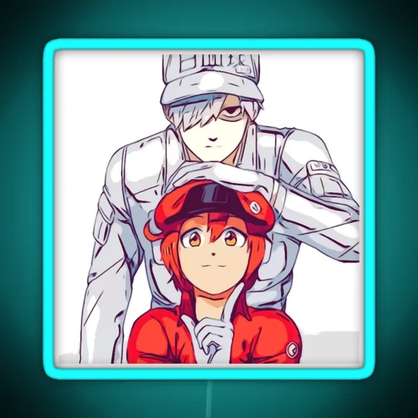 Hataraku Saibou Cells At Work RGB Neon Sign