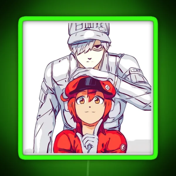 Hataraku Saibou Cells At Work RGB Neon Sign