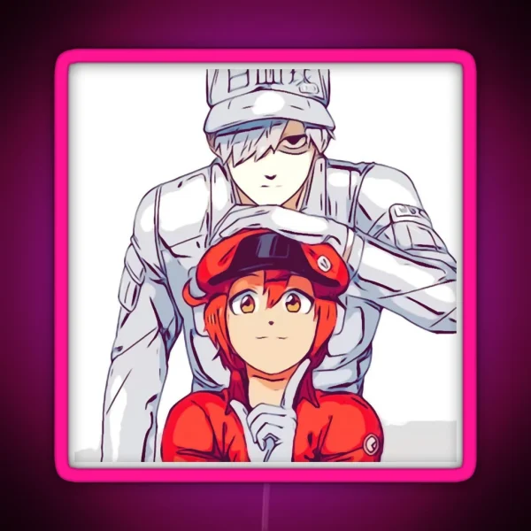 Hataraku Saibou Cells At Work RGB Neon Sign