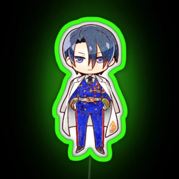 Hatori General Chibi RGB Neon Sign
