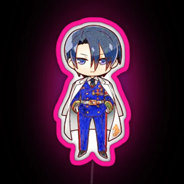 Hatori General Chibi RGB Neon Sign