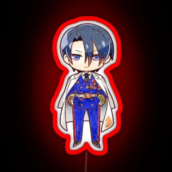Hatori General Chibi RGB Neon Sign