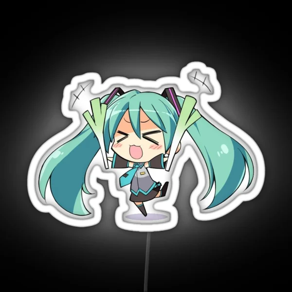 Hatsune Miku Cheer RGB Neon Sign