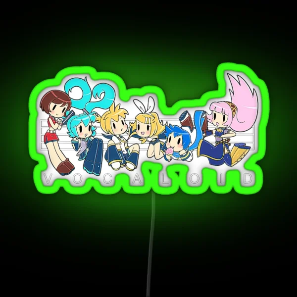 Hatsune Miku RGB Neon Sign