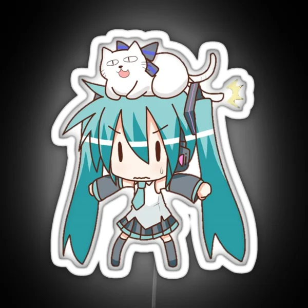 Hatsune Miku RGB Neon Sign