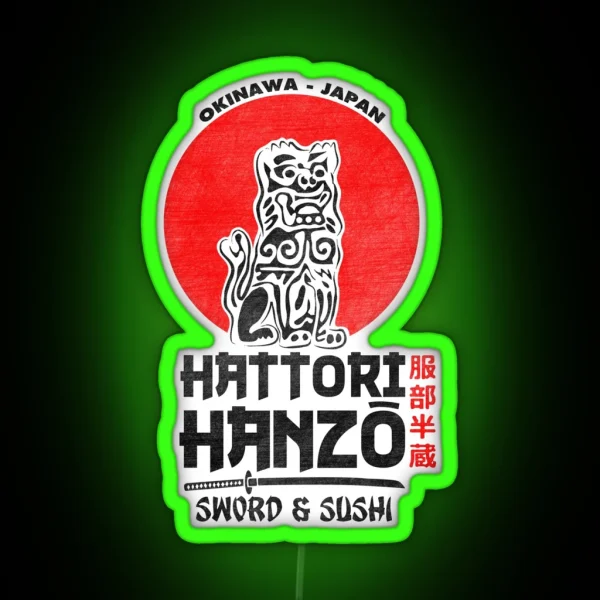 Hattori Hanzo RGB Neon Sign