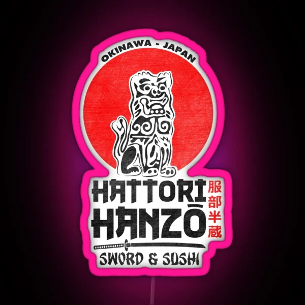Hattori Hanzo RGB Neon Sign