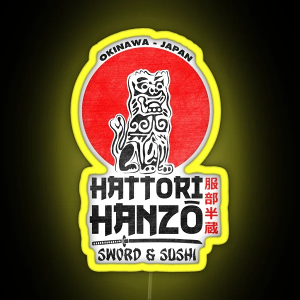 Hattori Hanzo RGB Neon Sign