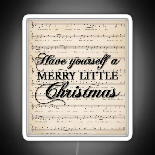 Have Yourself A Merry Little Christmas RGB Neon Sign