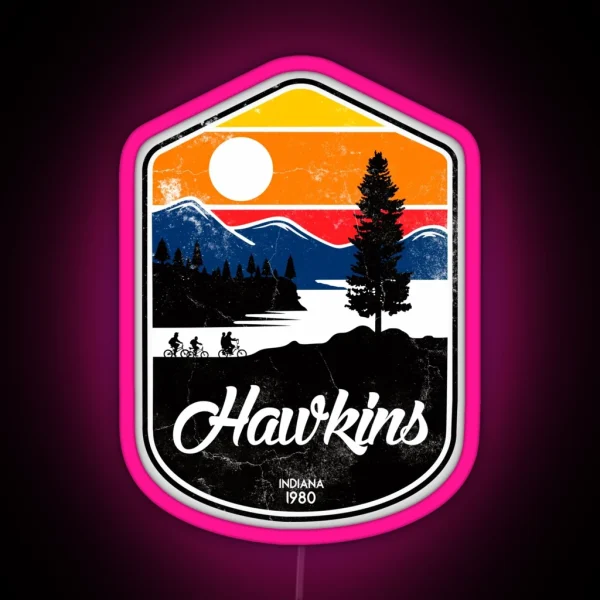 Hawkins RGB Neon Sign