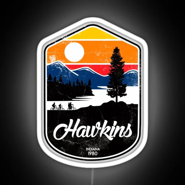 Hawkins RGB Neon Sign