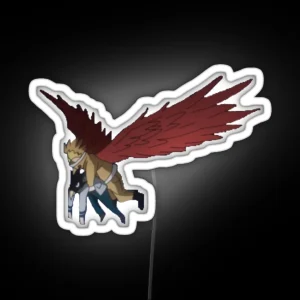 Hawks And Tokoyami RGB Neon Sign