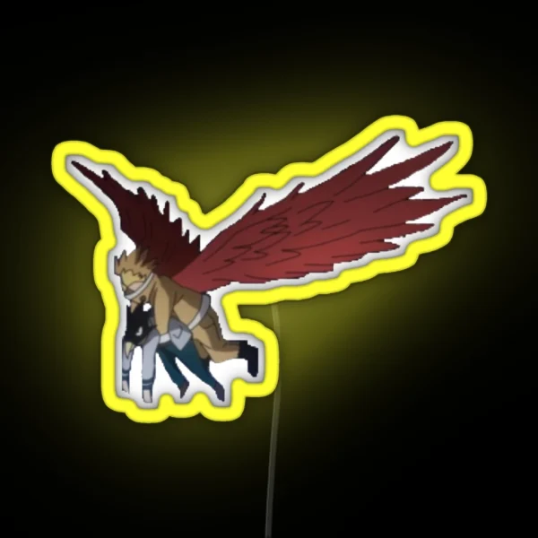 Hawks And Tokoyami RGB Neon Sign