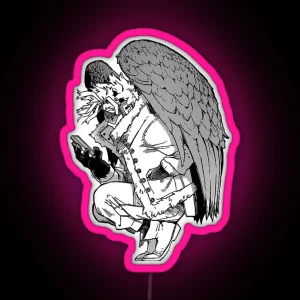 Hawks Pose RGB Neon Sign
