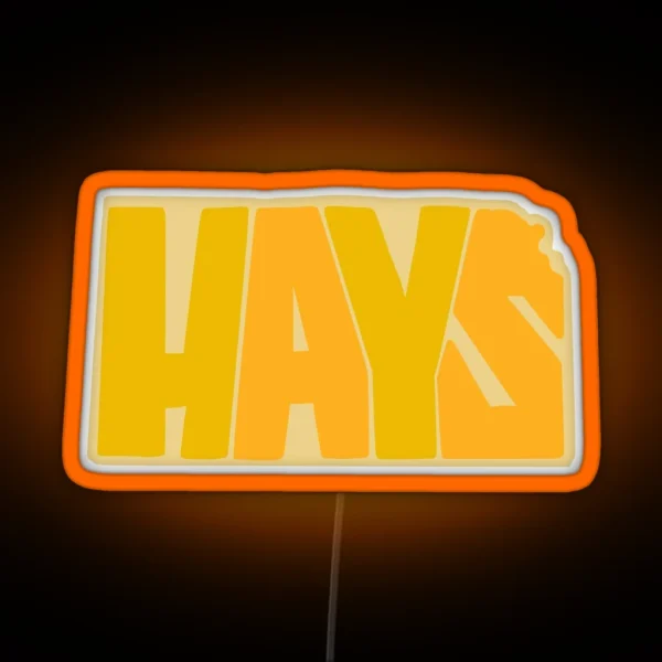 Hays Kansas RGB Neon Sign