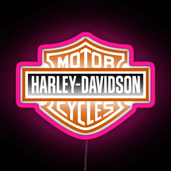 HD Motorcycles RGB Neon Sign