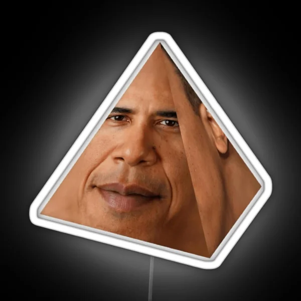 HD Obamium Triangle Obama Prism Obama RGB Neon Sign