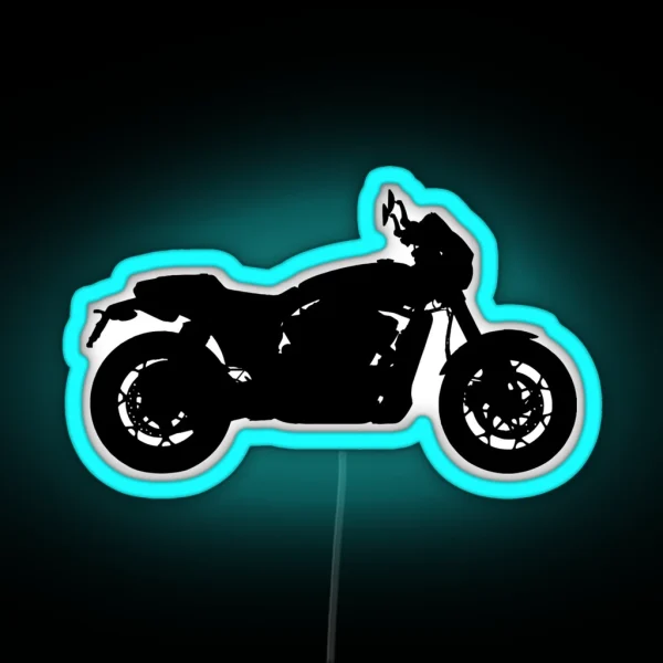 HD Street Rod Black RGB Neon Sign