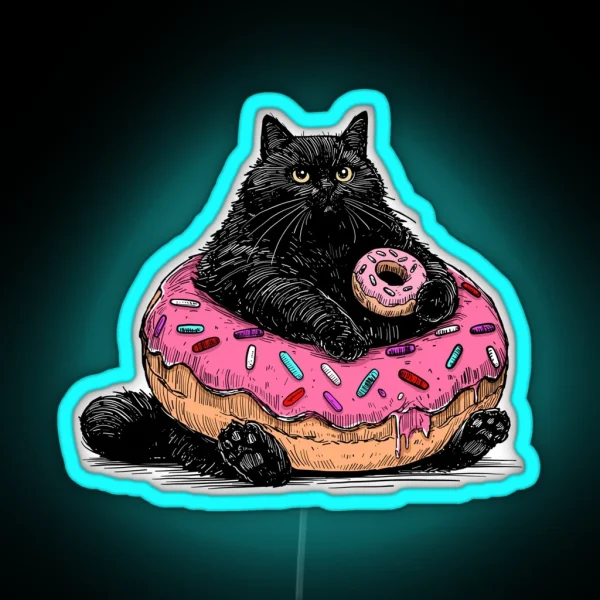 He Love Donut RGB Neon Sign