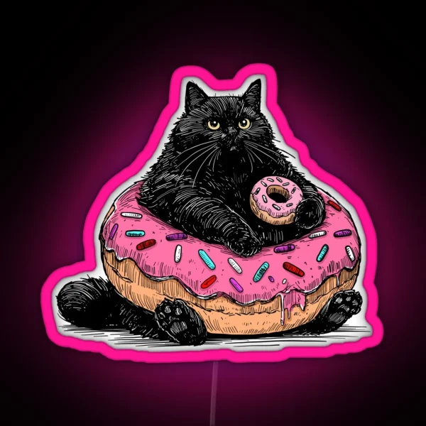 He Love Donut RGB Neon Sign