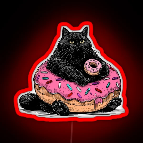 He Love Donut RGB Neon Sign