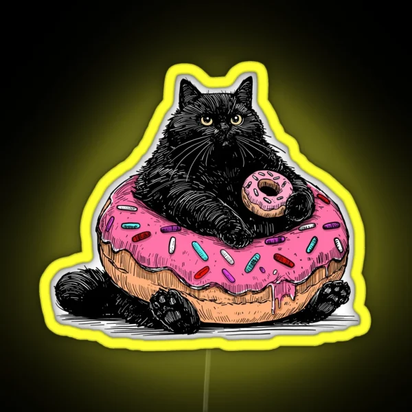 He Love Donut RGB Neon Sign