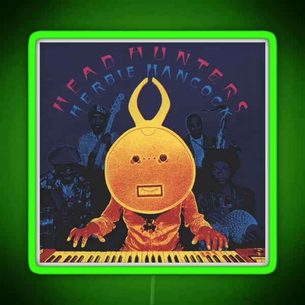 Head Hunters RGB Neon Sign