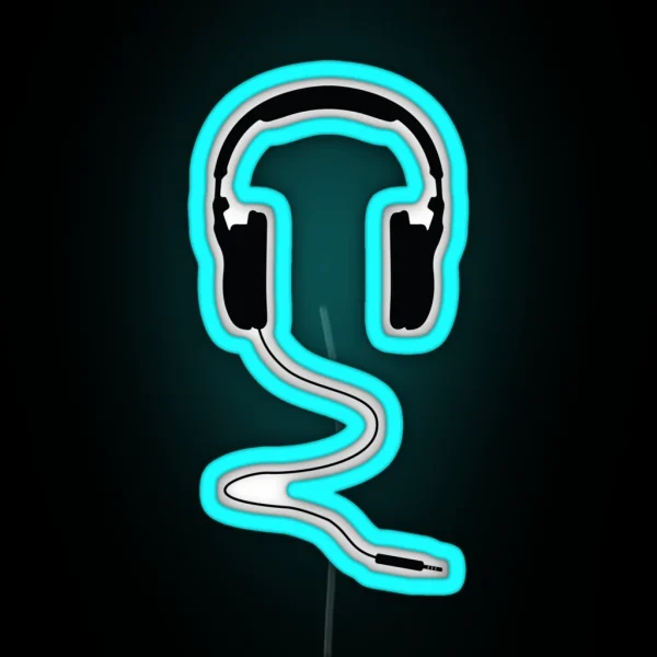 Headphones RGB Neon Sign