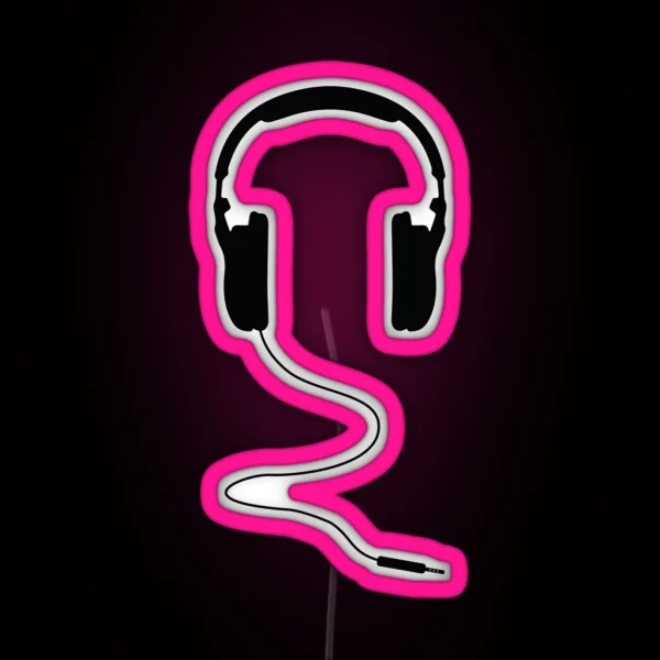 Headphones RGB Neon Sign