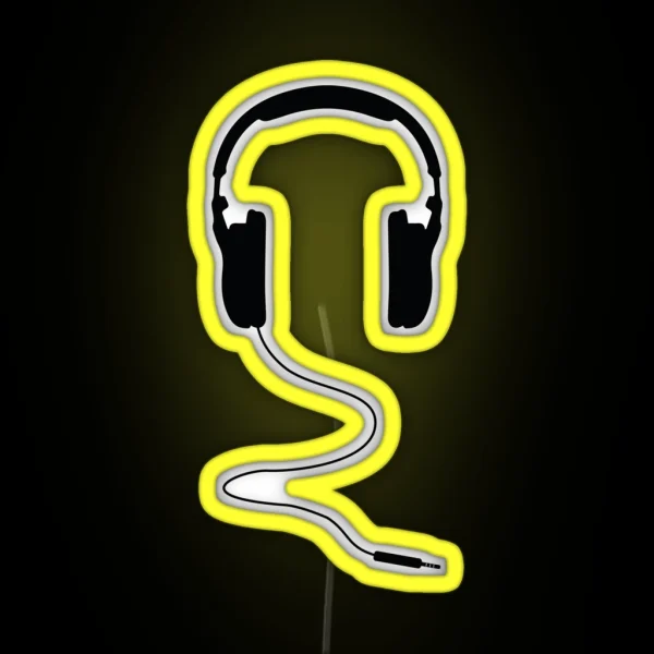 Headphones RGB Neon Sign