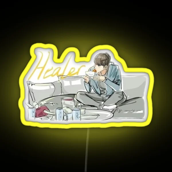 Healer At Home Ji Chang Wook Kdrama RGB Neon Sign