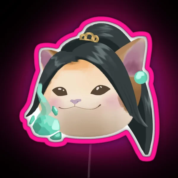 Healer Cat RGB Neon Sign