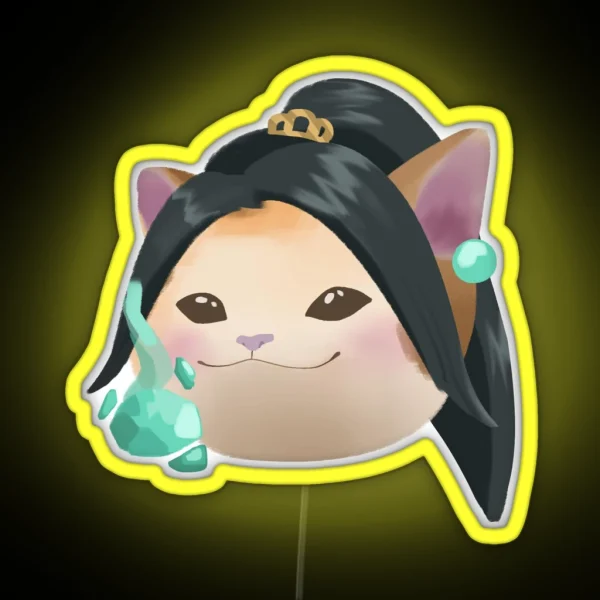 Healer Cat RGB Neon Sign