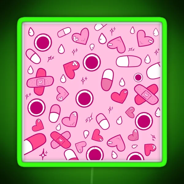Healing Hearts And Broken Hearts RGB Neon Sign