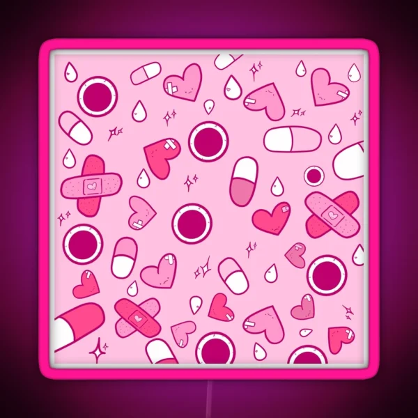 Healing Hearts And Broken Hearts RGB Neon Sign