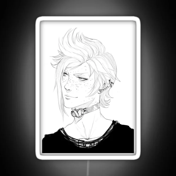 Heart Choker Prompto Ver RGB Neon Sign